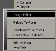 Access to menuImage Editor